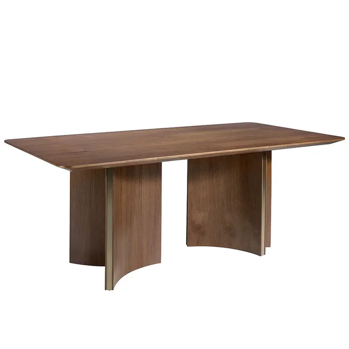 ANGEL CERDA Mesa comedor rectangular nogal