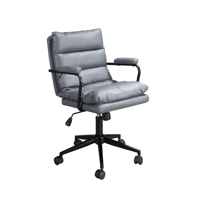 ANGEL CERDA Silla oficina giratoria tela gris