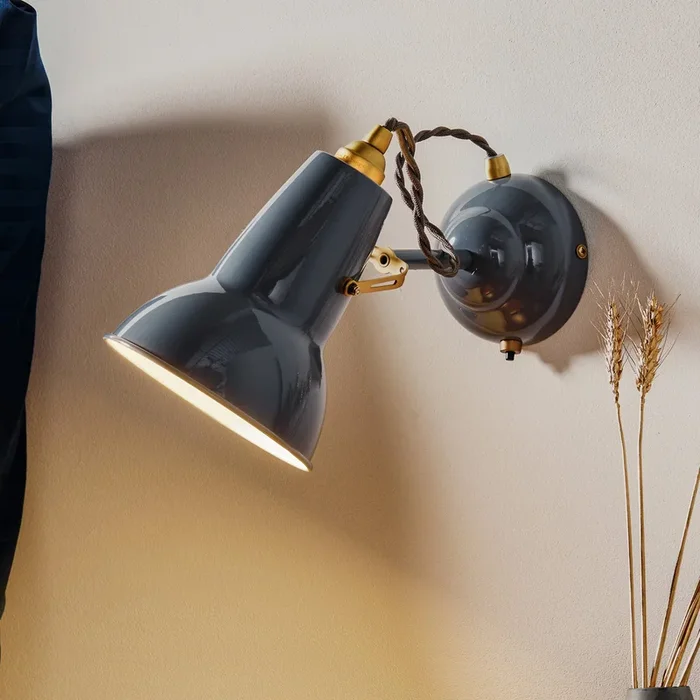 Anglepoise Original 1227 Aplique de pared de latón gris