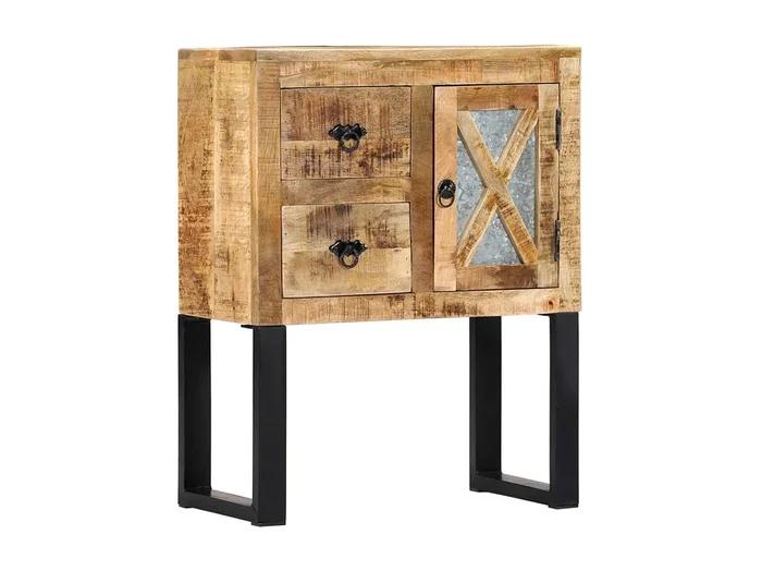 Aparador de madera de mango maciza 60x30x76 cm ES68292