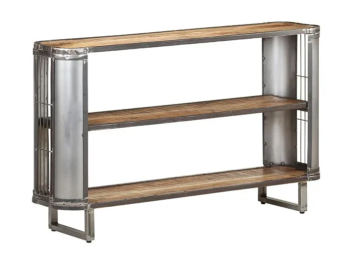 Aparador de madera maciza de mango 120x30x73 cm ES28889