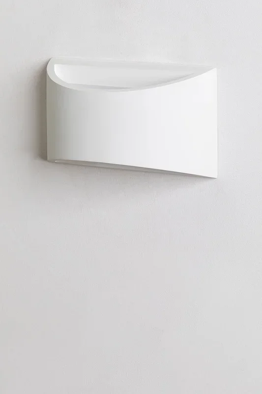 Aplique de Pared en Yeso Lamara Blanco – SKLUM