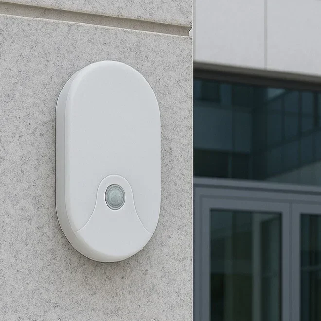Aplique de pared exterior LED con sensor de movimiento LED/18W/230V IP44 blanco
