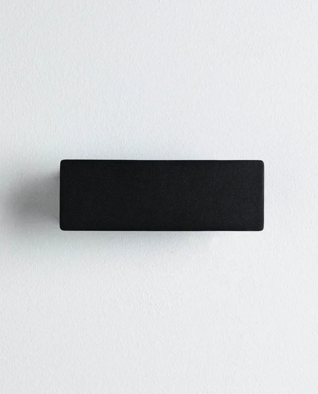 Aplique de Pared Exterior LED de Aluminio Lloret Negro – The Masie
