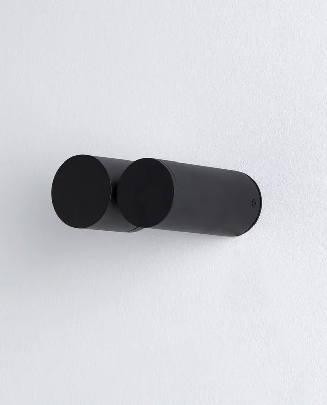 Aplique de Pared Exterior Regulable de Aluminio Dreas Negro – The Masie