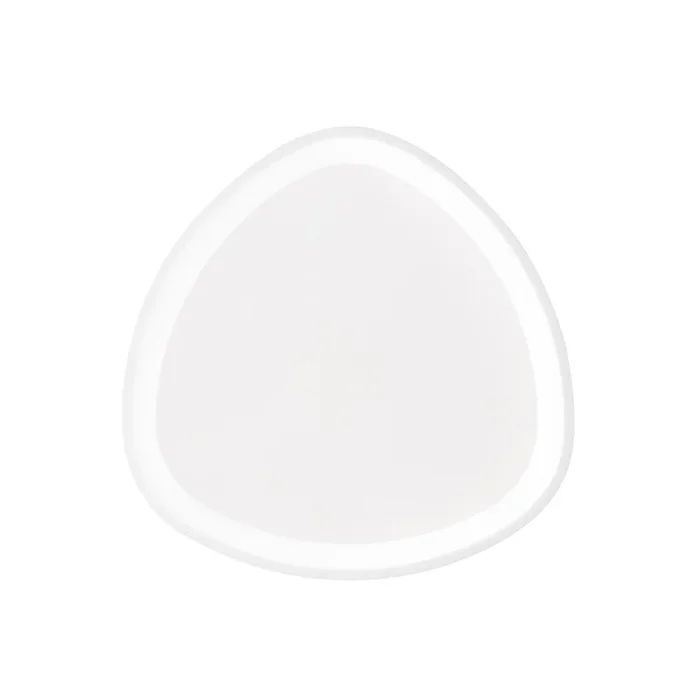 Aplique de pared LED de Bezi, blanco, Ø 45 cm, aluminio, atenuable, CCT