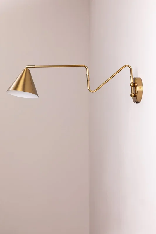 Aplique de Pared Metalizado Fleka Oro – SKLUM