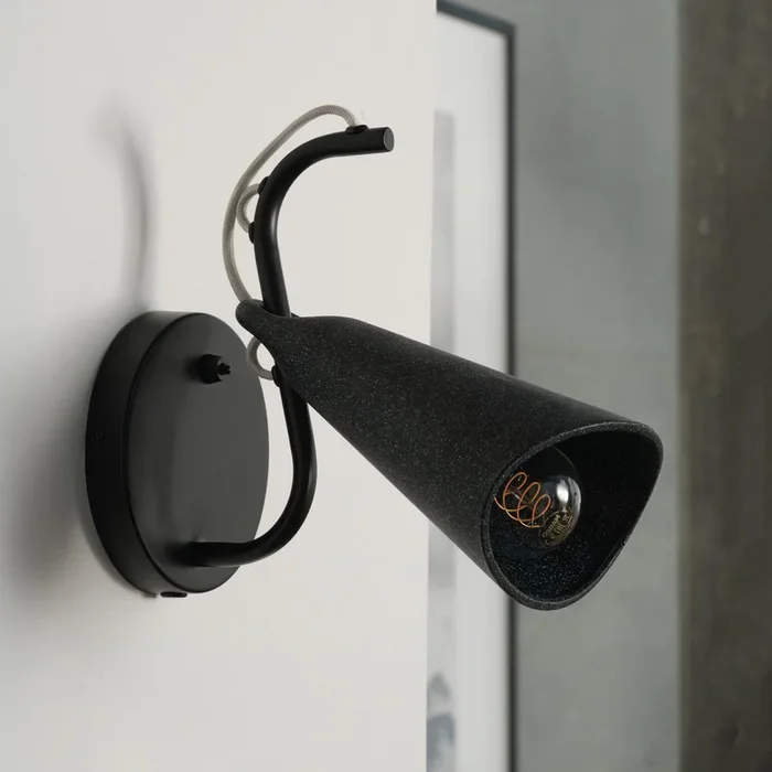 Aplique de pared OSRAM Decor Bell, negra, acero, E27