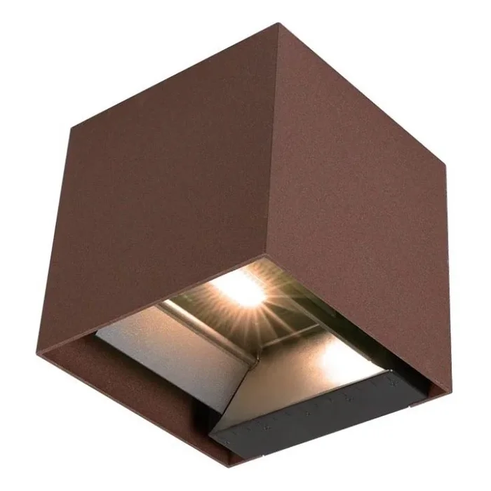 Aplique LED solar con sensor LED/9W/3,7V IP65 4000K marrón