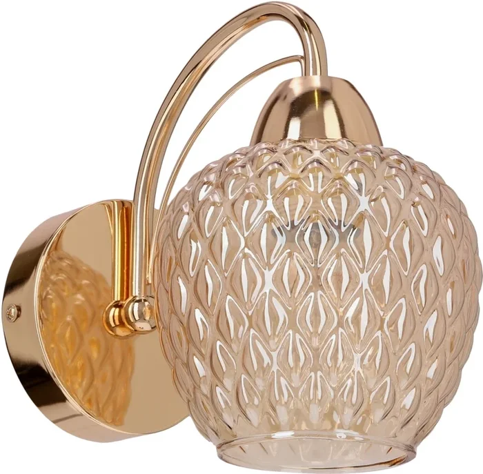 Aplique TOBIAS 1xE27/40W/230V Oro rosa