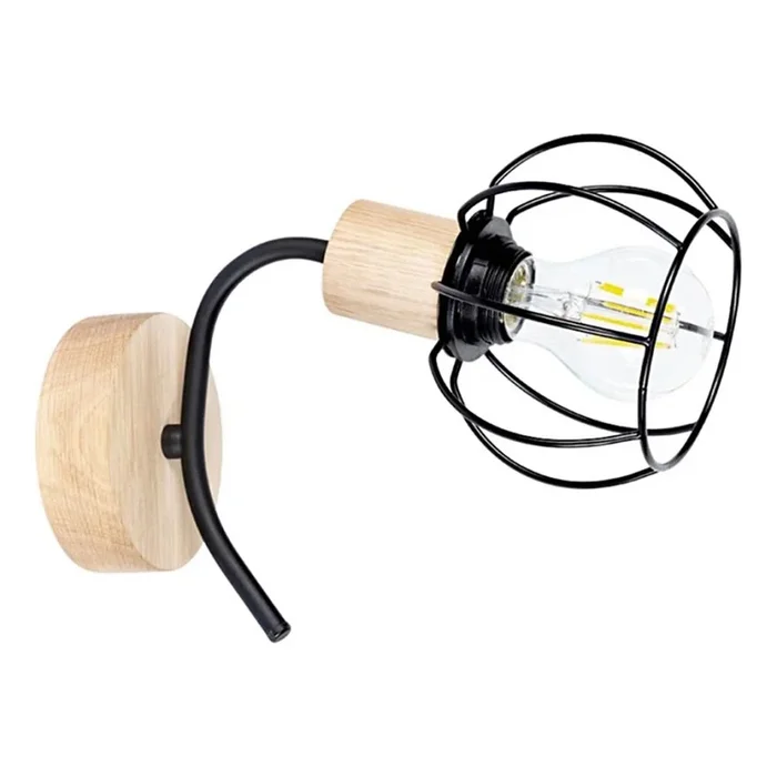 Aplique VIVIANE 1xE27/60W/230V roble