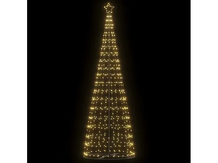 Árbol de Navidad LED 550 LEDs blanco cálido 304 cm