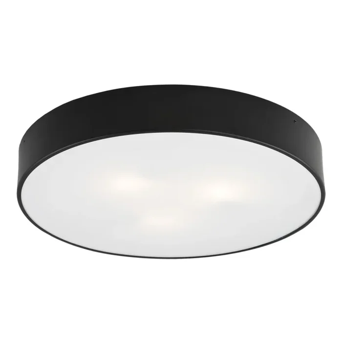 Argon 1186 – Plafón DARLING 3xE27/15W/230V d. 45 cm negro