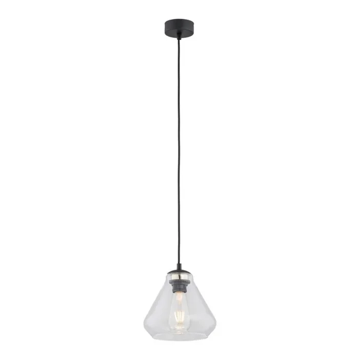 Argon 4047 – Lámpara colgante DECORATO 1xE27/15W/230V negro