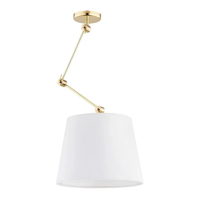 Argon 4895 – Lámpara colgante ZAKYNTOS PLUS 1xE27/15W/230V blanco/dorado