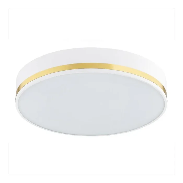 Argon 6138 – Plafón AMORE 3xE27/15W/230V diá. 45 cm blanco/dorado