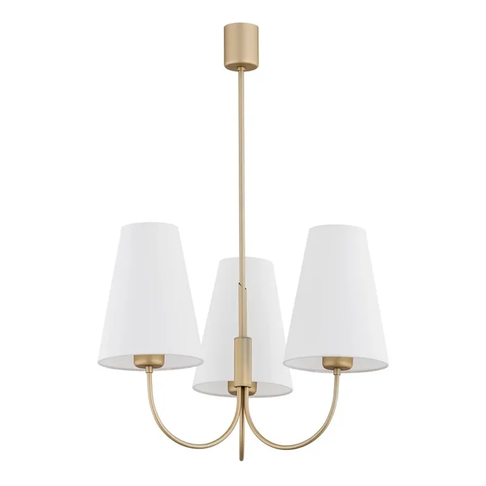 Argon 6267 – Lámpara colgante SAFIANO 3xE27/15W/230V dorado