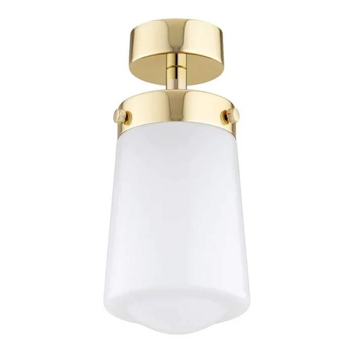 Argon 8005 – Lámpara de techo PASADENA 1xE27/15W/230V dorado/blanco