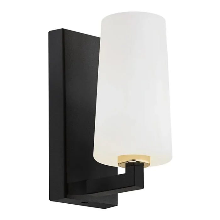 Argon 8056 – Aplique CAMELOT PLUS 1xE27/15W/230V negro/blanco/dorado
