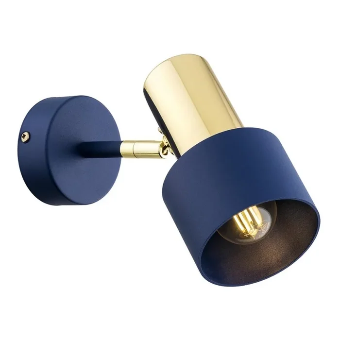 Argon 8110 – Foco de pared DORIA 1xE27/15W/230V azul/latón