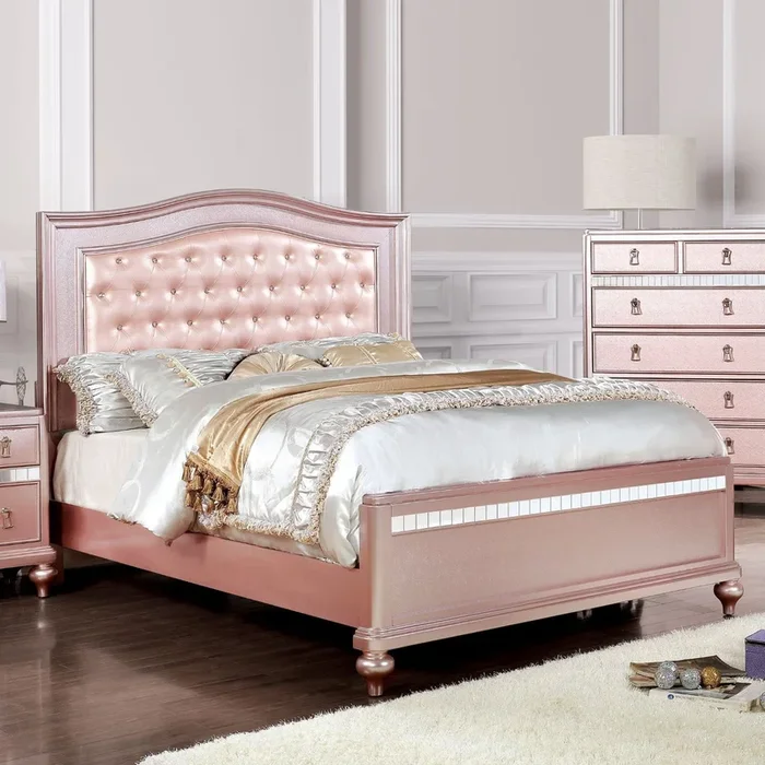 Ariston Rose Gold Twin Bed