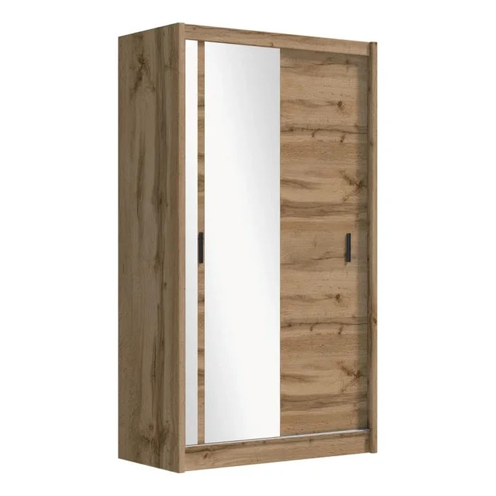 Armario con espejo SABRINA 150×215 cm roble woltan