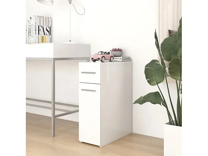 Armario de boticario madera contrachapada blanco 20×45,5×60 cm ES590182
