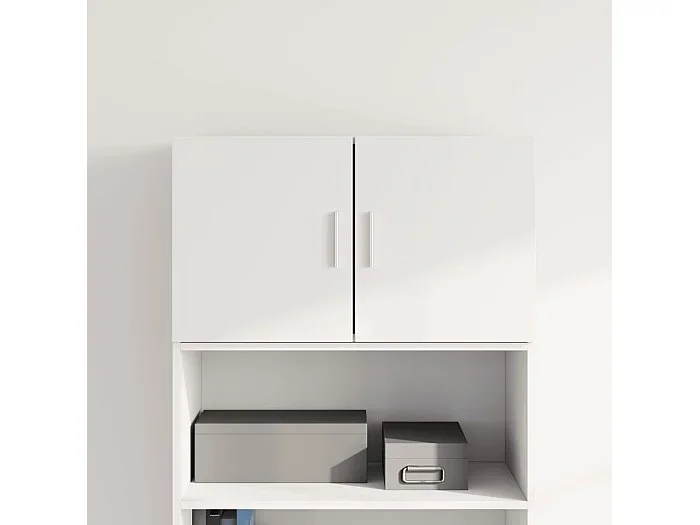Armario de pared madera de ingeniería blanco 70×42,5×40 cm