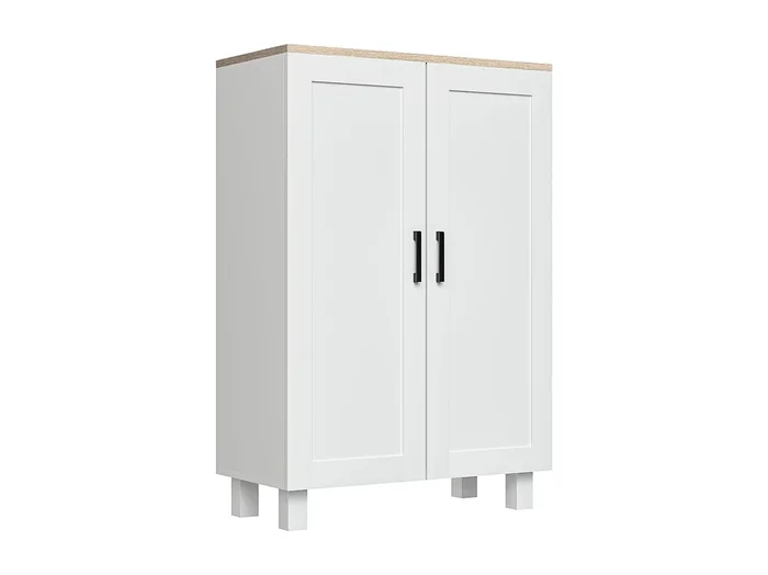 Armario de salón blanco 60x30x90 cm HOMCOM