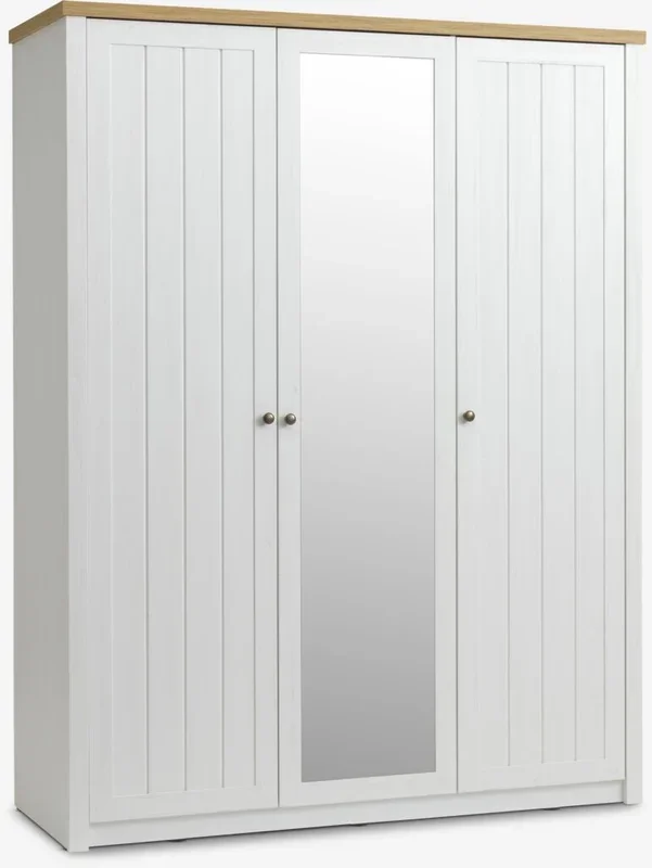 Armario MARKSKEL 162×210 blanco/color roble salvaje natural