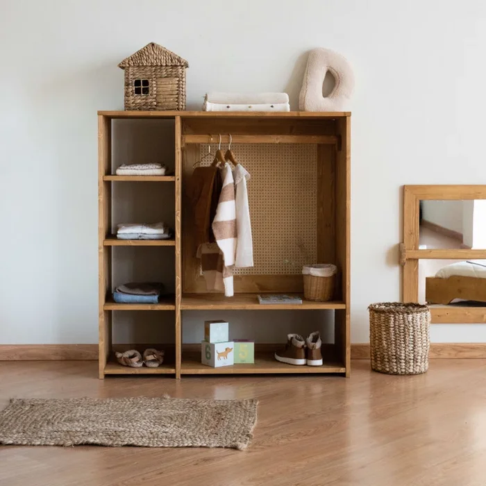 Armario Montessori Blai Natural Ratán – Hannun