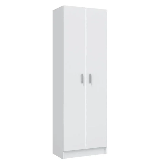 Armario zapatero multiusos Blanco 59 x 180 x 37 cm