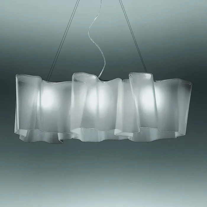 Artemide Logico lámpara colgante, 3 luces, gris