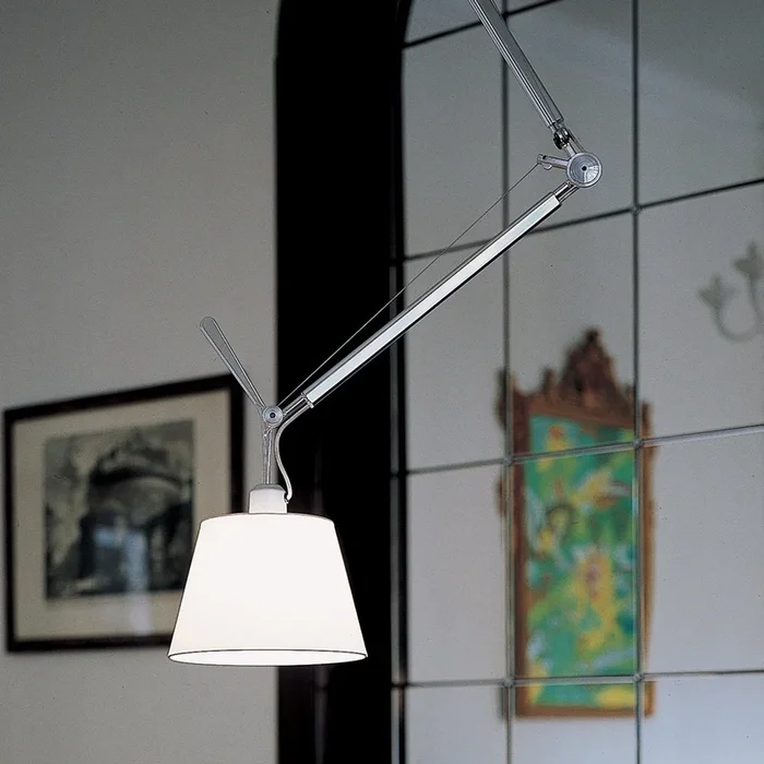 Artemide Tolomeo lámpara colgante descentralizada pergamino