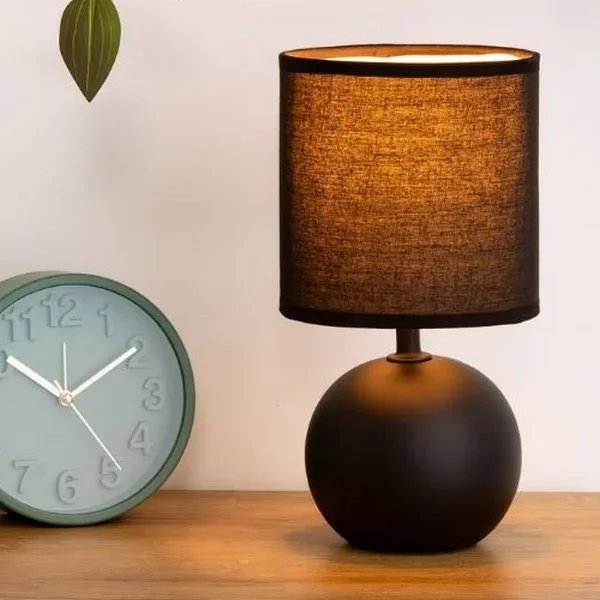 Atmosphera – Lámpara de mesa TIMÉO 1xE14/60W/230V mate negro