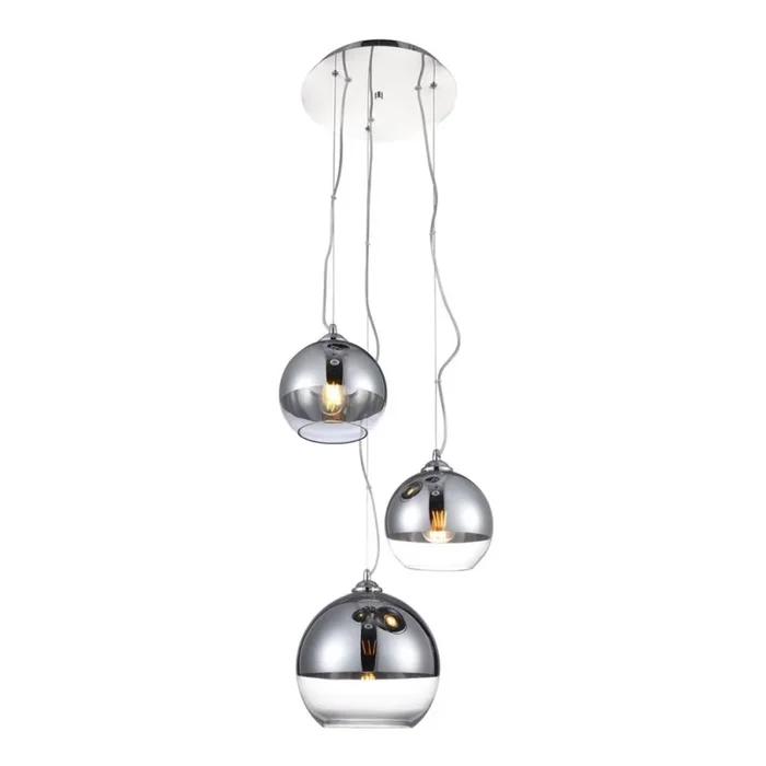 Azzardo AZ4750 – Lámpara colgante BALL 3xE27/40W/230V redondo