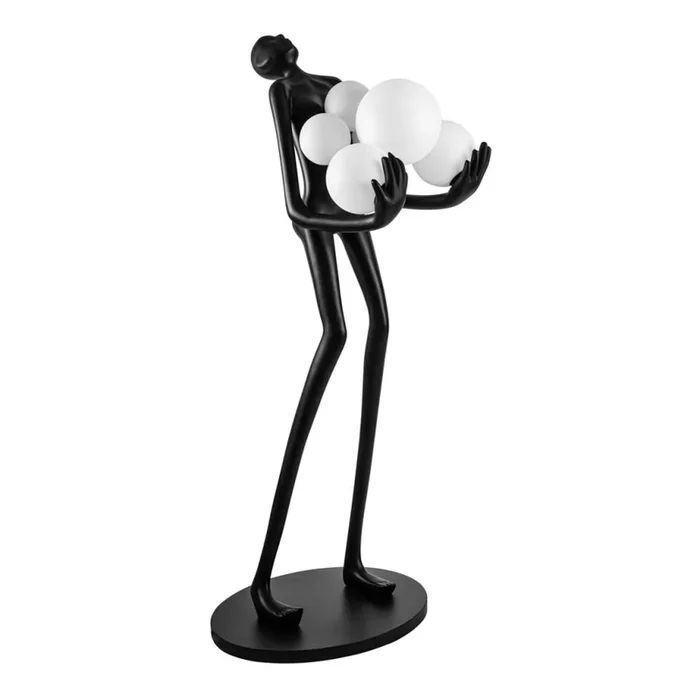 Azzardo AZ4985 – Lámpara de pie ATLAS 6xE14/50W/230V 180 cm resina
