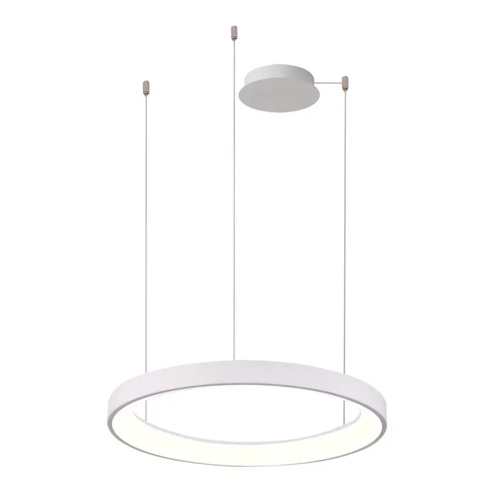 Azzardo AZ5015 – Lámpara de araña LED regulable AGNES LED/38W/230V diá. 48 cm blanco