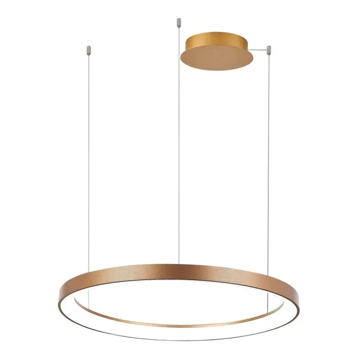 Azzardo AZ5023 – Lámpara de araña LED regulable AGNES LED/60W/230V diá. 78 cm dorado