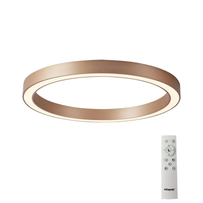 Azzardo AZ5033 – Plafón LED regulable MARCO LED/50W/230V dorado + control remoto