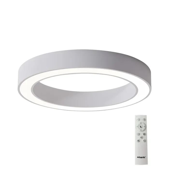 Azzardo AZ5034 – Plafón LED regulable MARCO LED/60W/230V blanco + control remoto