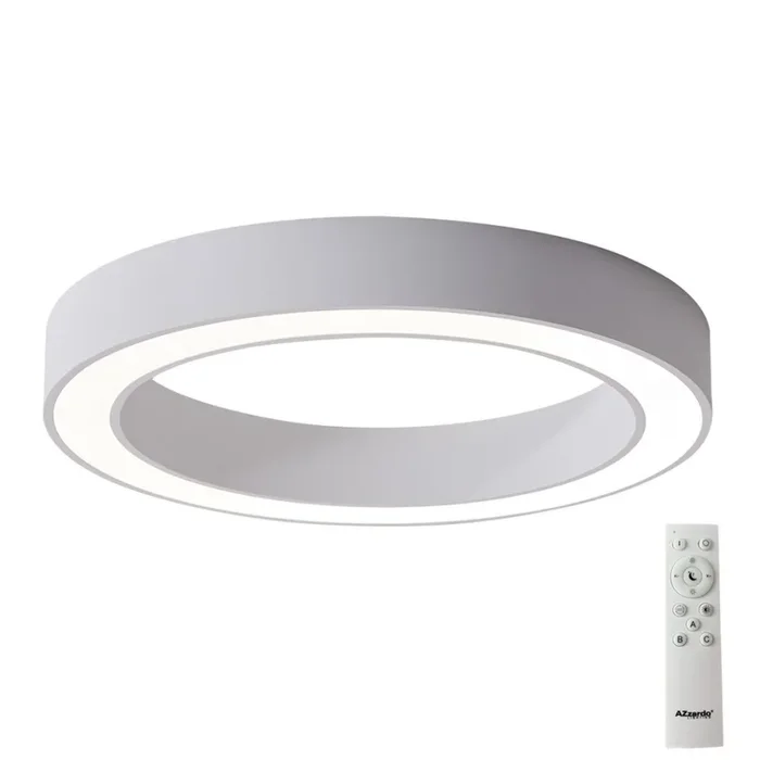 Azzardo AZ5037 – Plafón LED regulable MARCO LED/80W/230V blanco + control remoto