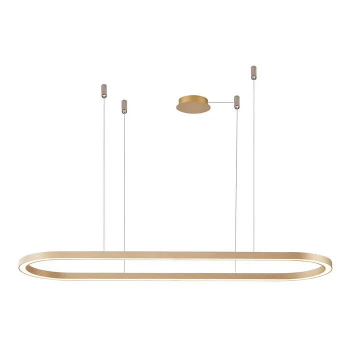 Azzardo AZ5056 – Lámpara de araña LED regulable ELENA LED/50W/230V 120 cm dorado