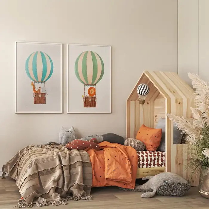 Balloon flight – Inspiración para una habitación infantil