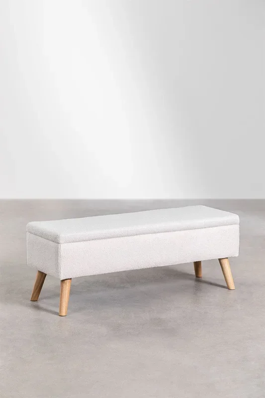 Banco Baúl en Borreguito Adirane ↔︎ 120 cm – SKLUM