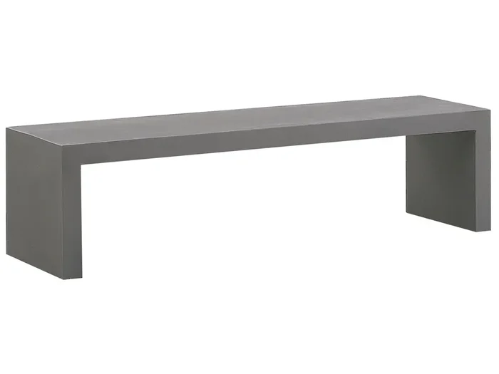 Banco de jardín TARANTO 150 cm Cemento Gris