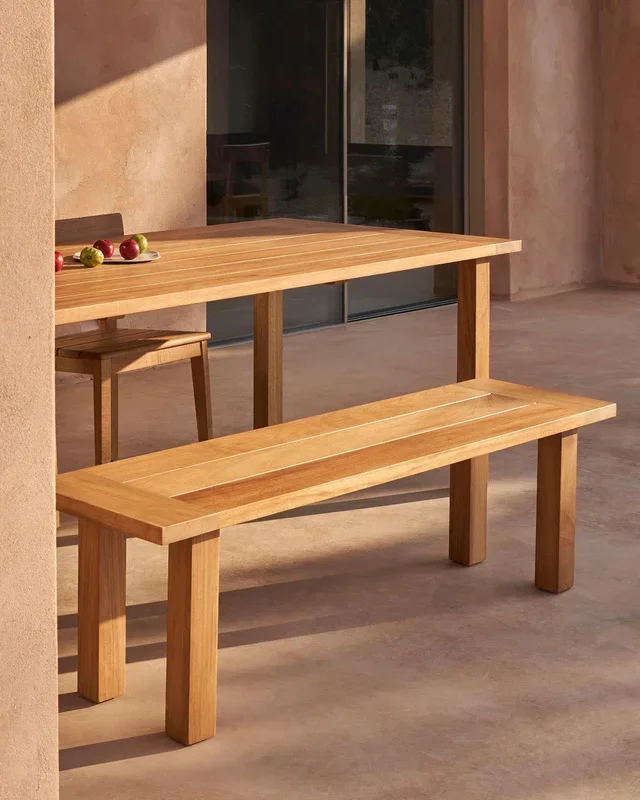 Banco exterior Ronda 210 x 40 x 45 Set 2 unidades – Hannun