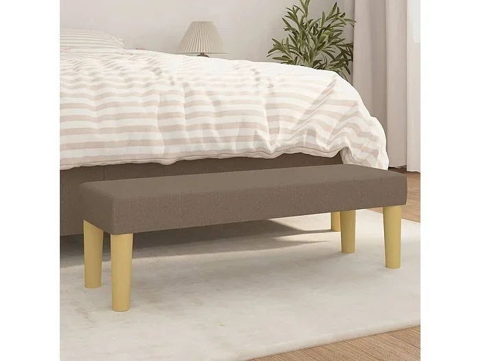Banco Taupe 100x30x30 cm Tela