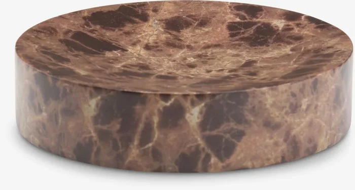 Bandeja vaciabolsillos MAKARYD Ø10xA2cm efecto mármol marrón