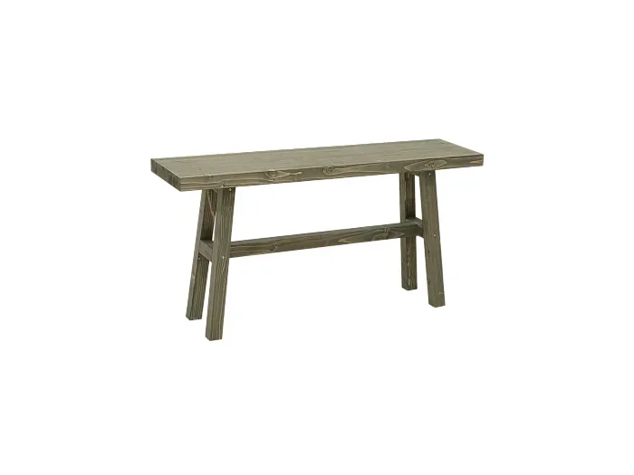 Banqueta de madera maciza en tono verde de 100x50cm – BATÁN – DECOWOOD